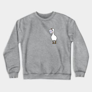 Small Goose with Stolen Biden Harris Sign Crewneck Sweatshirt